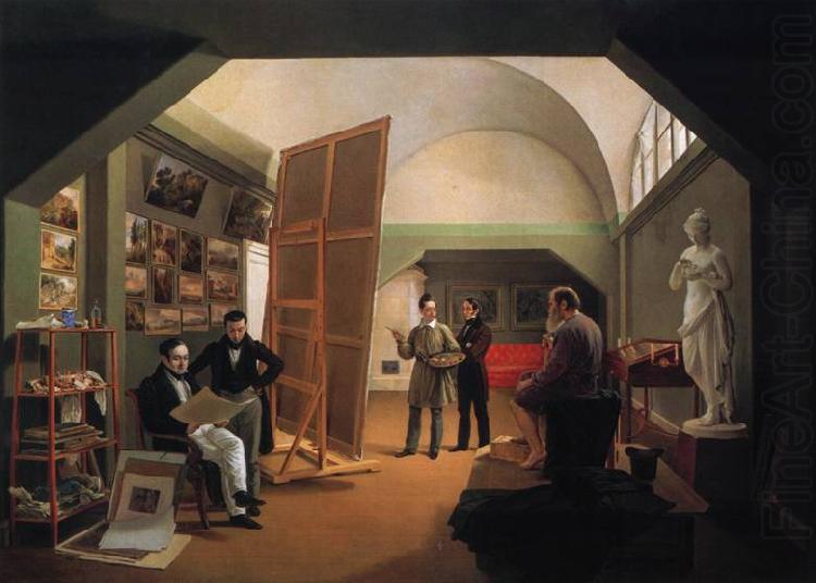 Painter Pyort Vasilyevich Basin's Studio, Kapiton Zelentsov